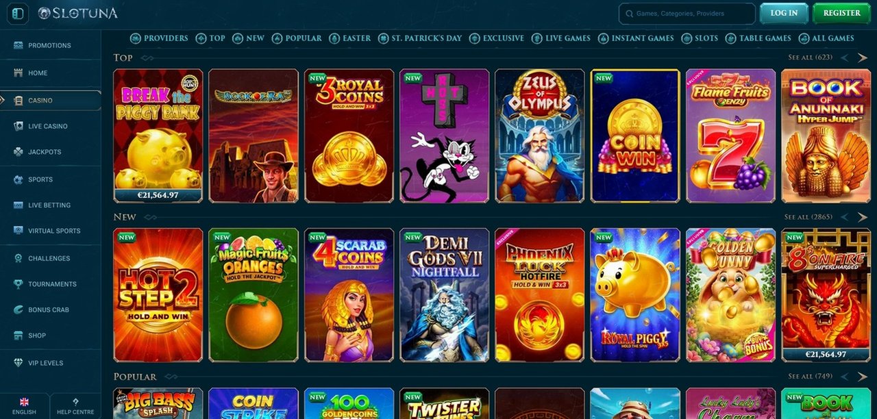 Slotuna Casino 2026 – Oficjalna Recenzja Casino
