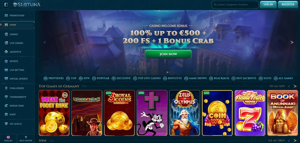 Slotuna Casino 2026 – Oficjalna Recenzja Casino